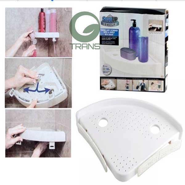 Kệ góc nhà tắm không cần khoan