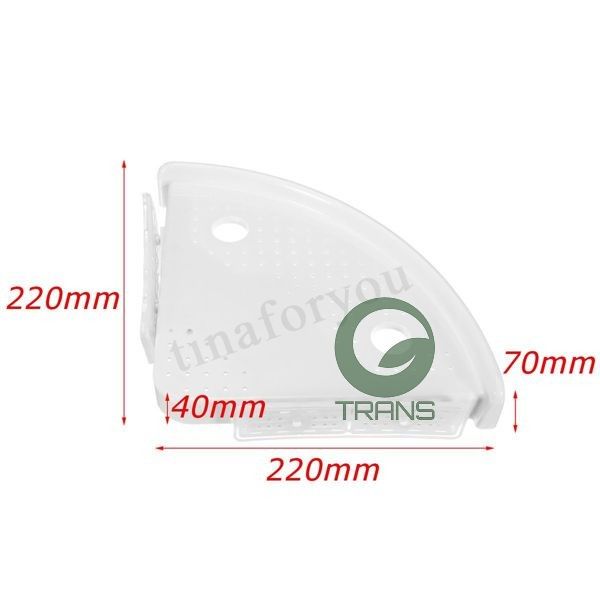 Kệ góc nhà tắm không cần khoan