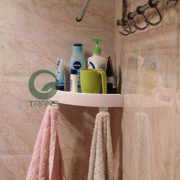 Kệ góc nhà tắm không cần khoan