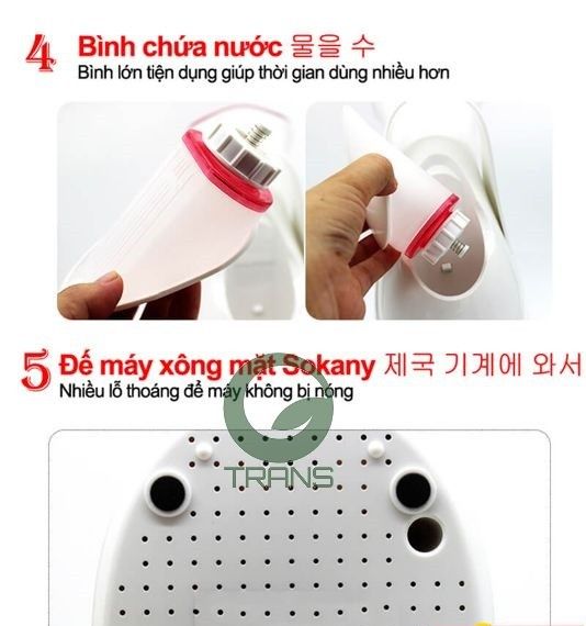 Máy xông hơi mặt Sokany ZJ 608