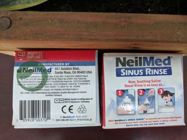 120 gói muối neilmed sinus rinse premixed