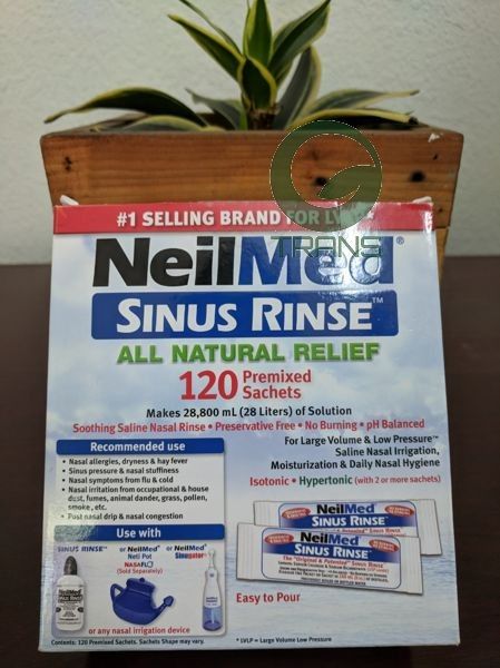 120 gói muối neilmed sinus rinse premixed