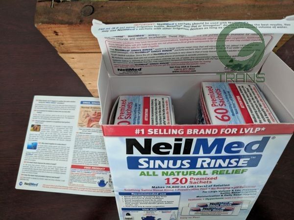 120 gói muối neilmed sinus rinse premixed
