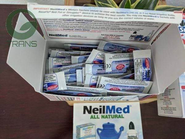 120 gói muối neilmed sinus rinse premixed