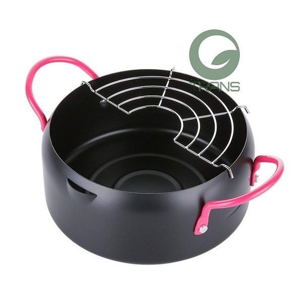 Nồi chiên dầu sâu lòng kèm khay hứng cao cấp