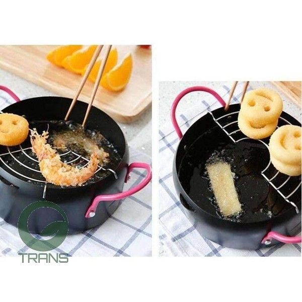Nồi chiên dầu sâu lòng kèm khay hứng cao cấp
