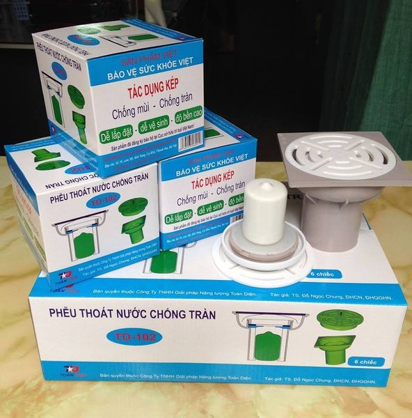 phễu thoát nước chống tràn, chống mùi td 102 ts đỗ ngọc chung, phễu thoát nước chống tràn inox, phễu thoát nước ngăn mùi hôi, nắp cống chống tràn, cấu tạo phễu thu nước sàn, phễu thoát nước chống hôi, nắp xi phông khử mùi, bẫy nước ngăn mùi, cách lắp đặt phễu thu sàn,