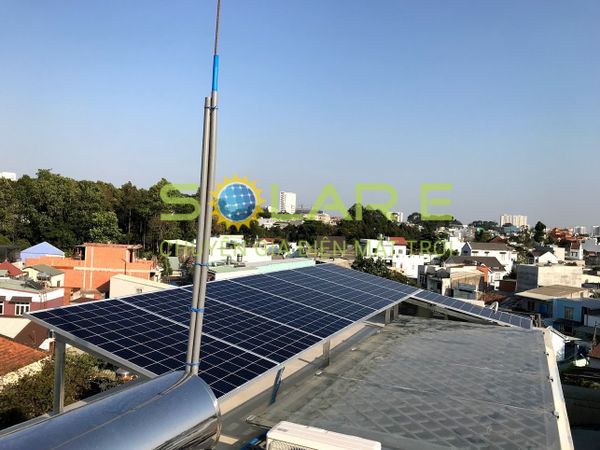 Lắp đặt hệ thống điện mặt trời 2,760KWp tại Thành Phố Hồ Chí Minh