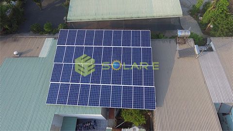 Hệ thống điện mặt trời Hòa lưới 13,8KWP tại TP. Hồ Chí Minh