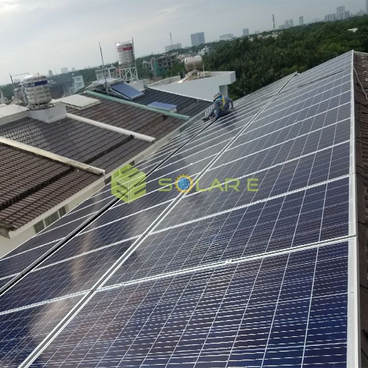 Điện mặt trời hòa lưới tại Công ty Nguyên Cường - Quận 7 - Hồ Chí Minh