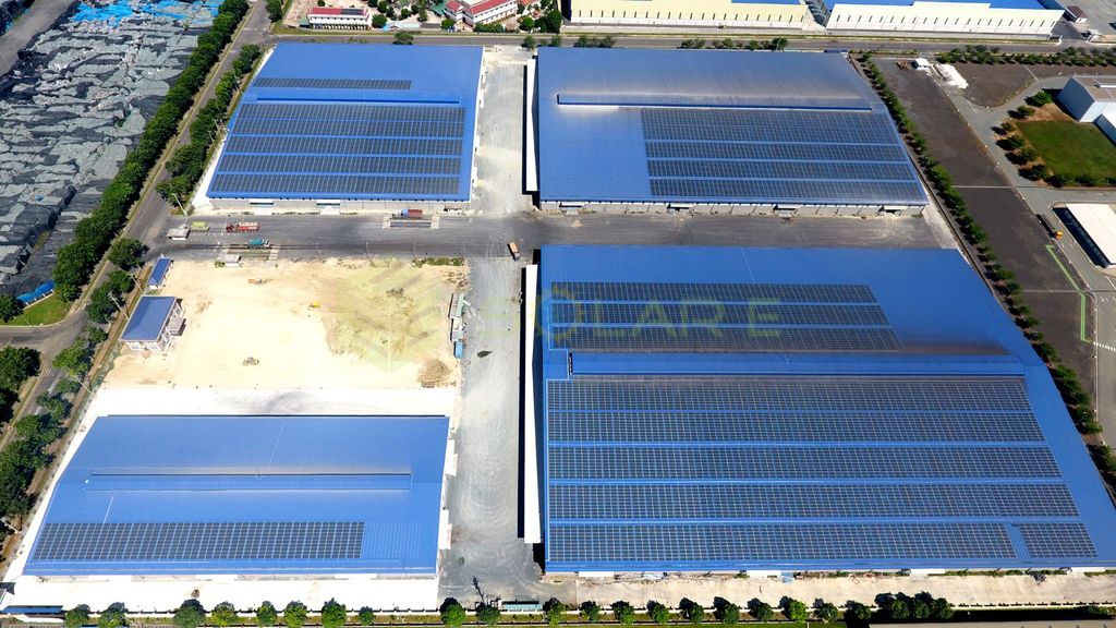 Dự án điện mặt trời Phú Mỹ với tổng công suất 6.5 MW