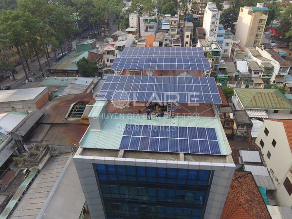 Hệ thống điện mặt trời Solar E lắp đặt tại TPHCM