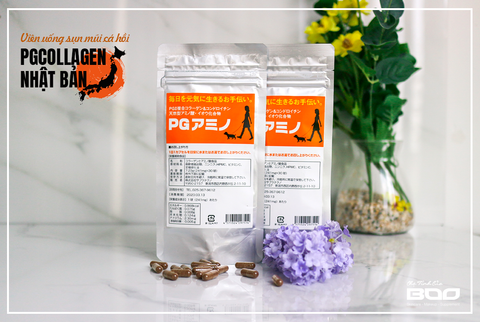 GIẢM ĐAU NHỨC XƯƠNG KHỚP VỚI VIÊN UỐNG PGD COLLAGEN CHIẾT XUẤT SỤN MŨI CÁ HỒI