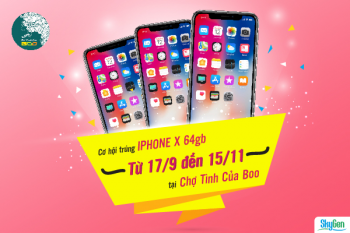 Mua sắm xả láng, rinh quà hoành tráng