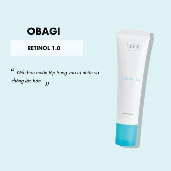 Cách sử dụng kem chống lão hóa Obagi Retinol 1.0