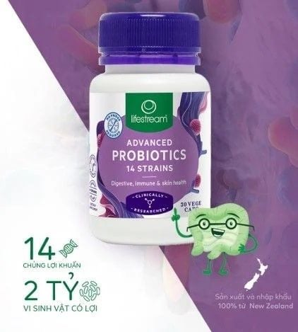 Lý do nên chọn Viên Uống Men Vi Sinh Lifestream Advanced Probiotics 14 Strains