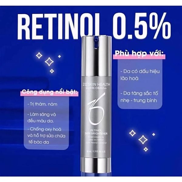 Lưu Ý Khi Sử Dụng  Retinol Skin Brightener 0.5%