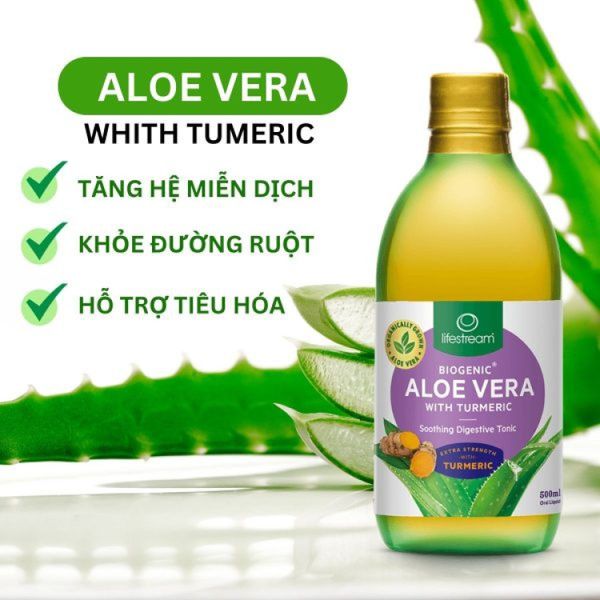 Những lý do nên chọn thức uống biogenic Aloe Vera With Turmeric