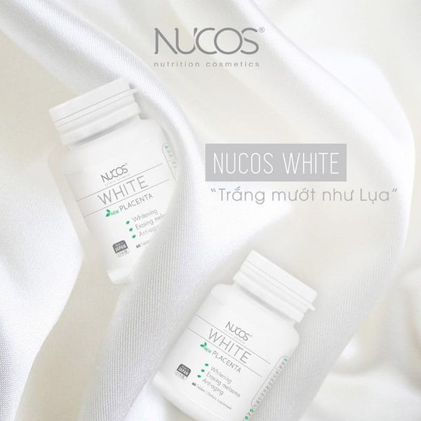 Viên uống trắng da Nucos White New Placenta (60 viên) – CHỢ TÌNH CỦA BOO |  MỸ PHẨM VÀ LÀM ĐẸP