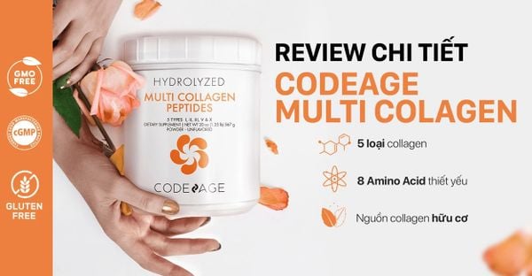 Thành phần bột uống code age multi collagen peptides