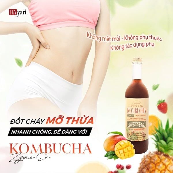 tổng quan thông tin nước uống thải độc Kombucha Hayari