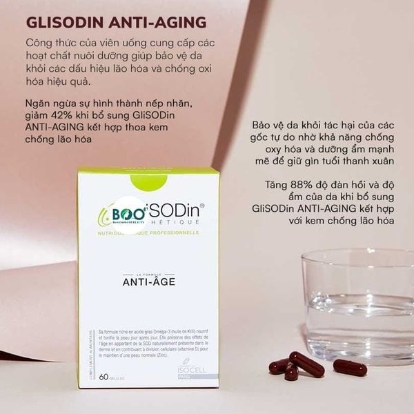 Vì sao nên chọn ngay Glisodin Anti-Aging