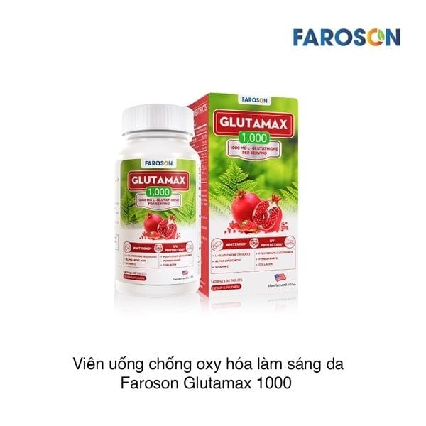 Viên Uống Chống Oxy Hóa Làm Sáng Da Faroson Glutamax 1000