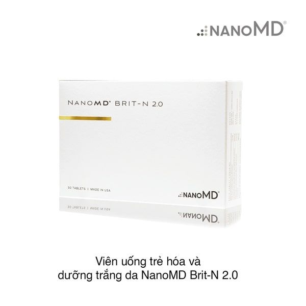 Viên Uống Trẻ Hóa Và Dưỡng Trắng Da NanoMD Brit-N 2.0