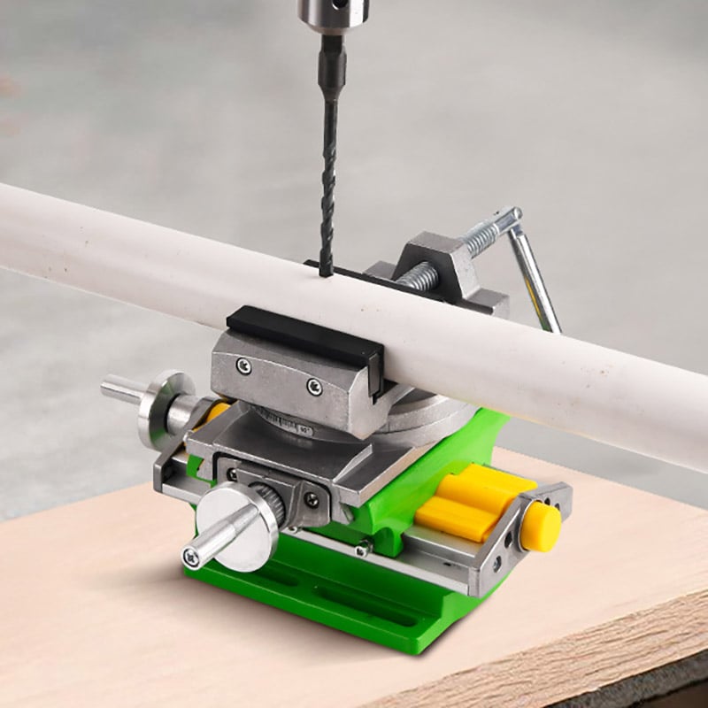 Bàn trượt hai chiều kết hợp ê tô khoan bàn xoay 360 độ BG6369