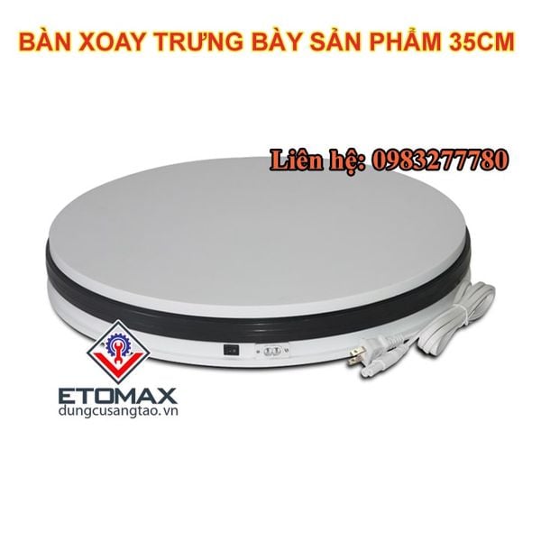 Bàn xoay trưng bày sản phẩm 360 độ 35cm