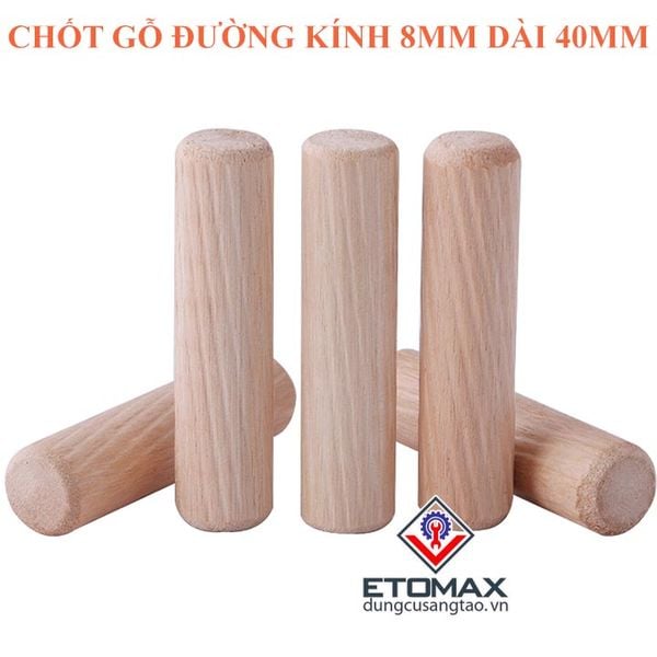 Bộ 100 chốt gỗ ghép mộng