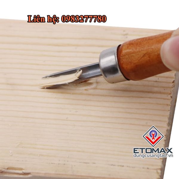 Bộ 5 cây đục tiện gỗ mini cao cấp