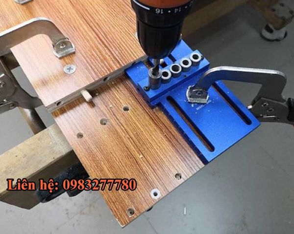 Bộ cữ khoan ốc cam và chốt gỗ cao cấp A08400