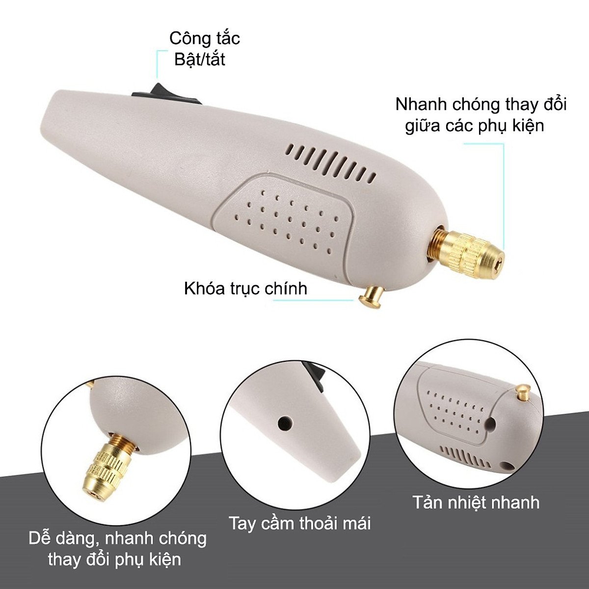 Máy khoan mini 12v