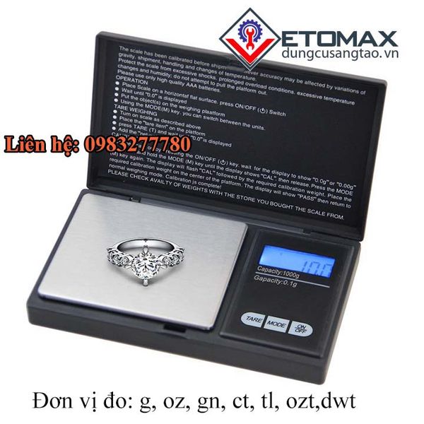 Cân tiểu ly điện tử 200g x 0,01g