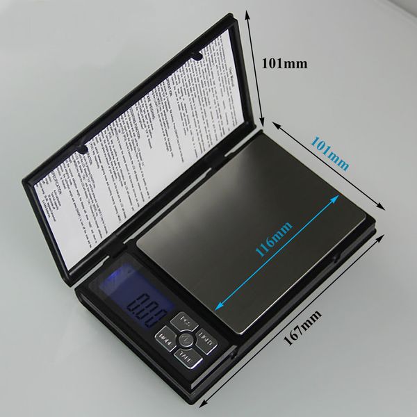 Cân tiểu ly điện tử notebook 500g x0,01g