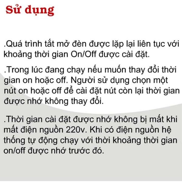 Công tắc hẹn giờ bật tắt luân phiên TM3C