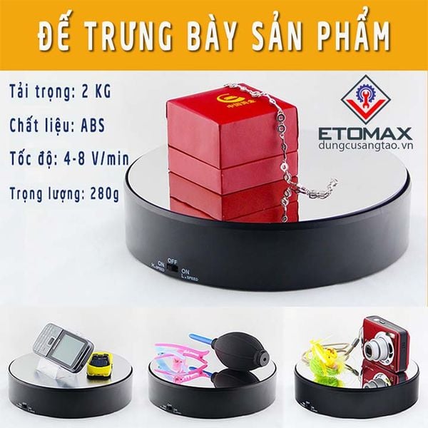 Đế xoay trưng bày sản phẩm 7inh