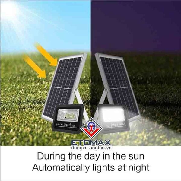 Đèn led năng lượng mặt trời 40w kèm điều khiển từ xa