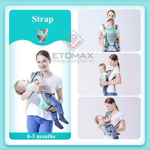 Địu em bé cao cấp Baby lab 4 tư thế