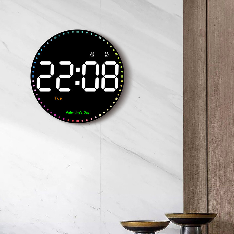 Đồng hồ điện tử treo tường led 3d DS6635
