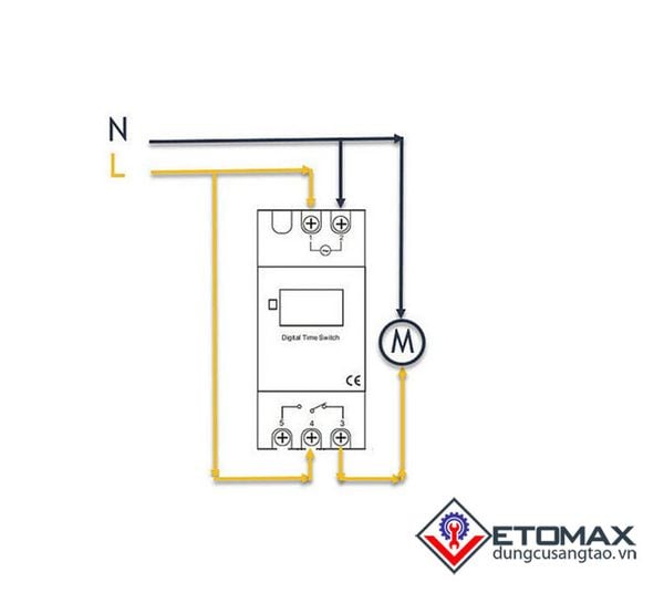 Sơ đồ đấu nối THC15A