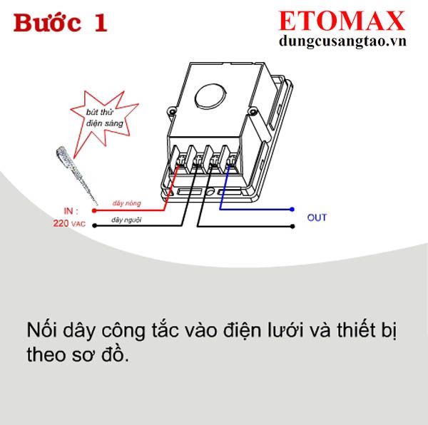 Hướng dẫn sử dụng công tắc điều khiển từ xa RC1A