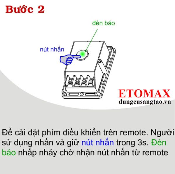 Hướng dẫn sử dụng công tắc điều khiển từ xa RC1A