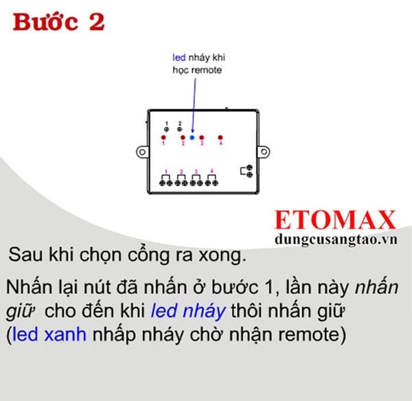 Hướng dẫn sử dụng công tắc điều khiển từ xa RC5G4