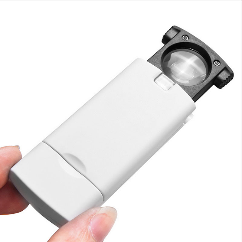 Kính lúp cầm tay có đèn led chiếu sáng 20x-45x 92045