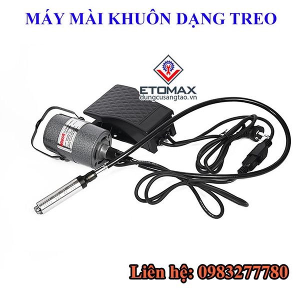 Máy mài khuôn mô tơ treo, chân đạp điều chỉnh tốc độ