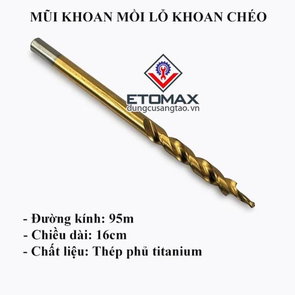 Mũi khoan mồi khoan lỗ khoan chéo