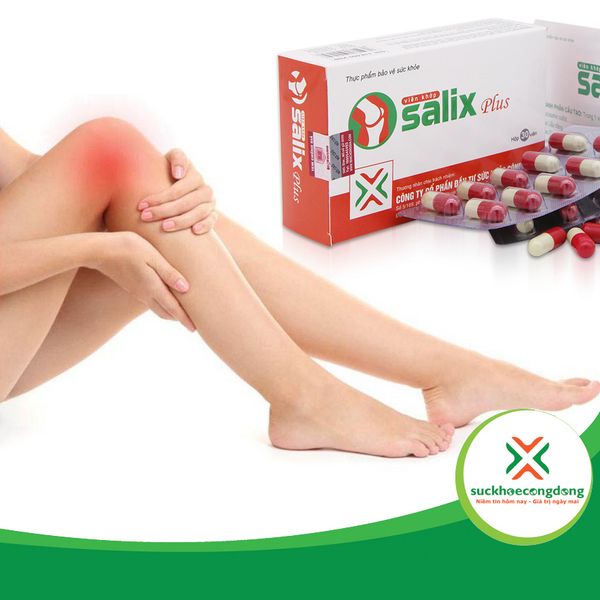 Viên khớp Salix Plus sản phẩm hỗ trợ điều trị viêm khớp gối từ cao liễu trắng