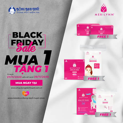 BLACK FRIDAY ĐÚNG CHẤT, MUA 1 TẶNG 1